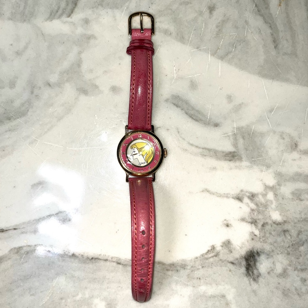 Vintage 1994 “pretty & pink” fossil Barbie watch